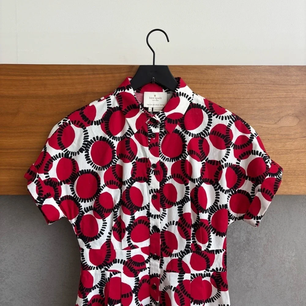 Kate Spade New York Floral Print Mini Dress, Size 2